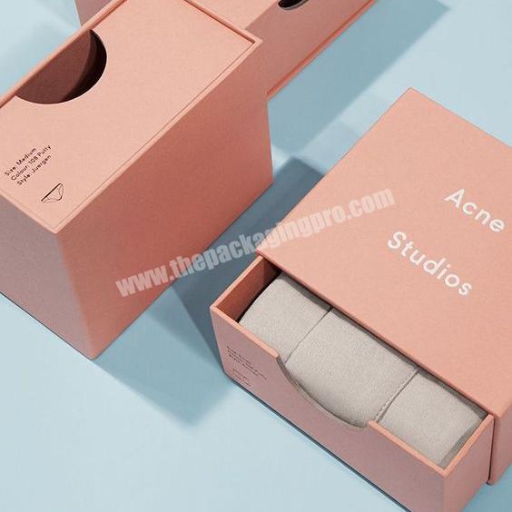 High Quality 4C Paper Material Made Custom Printable Sliding Rigid Box Packaging