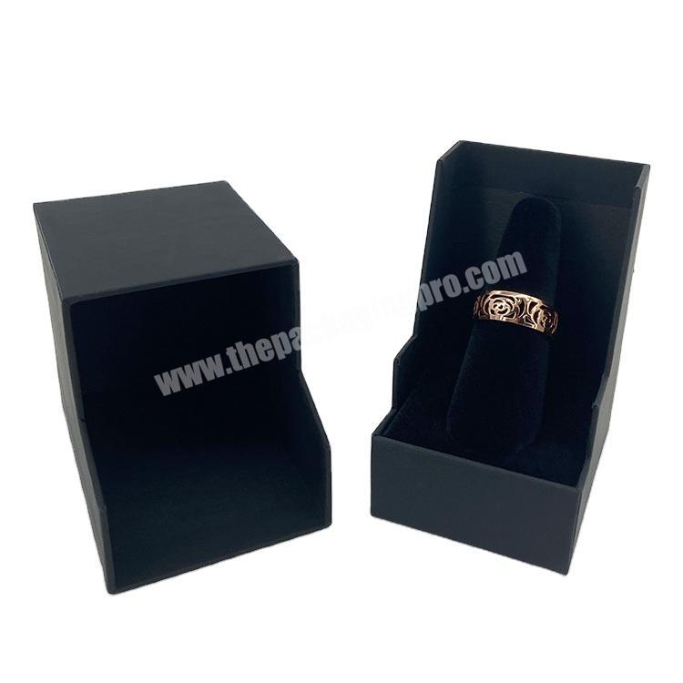 High quality and low price satin ring box for packaging jewelry rings