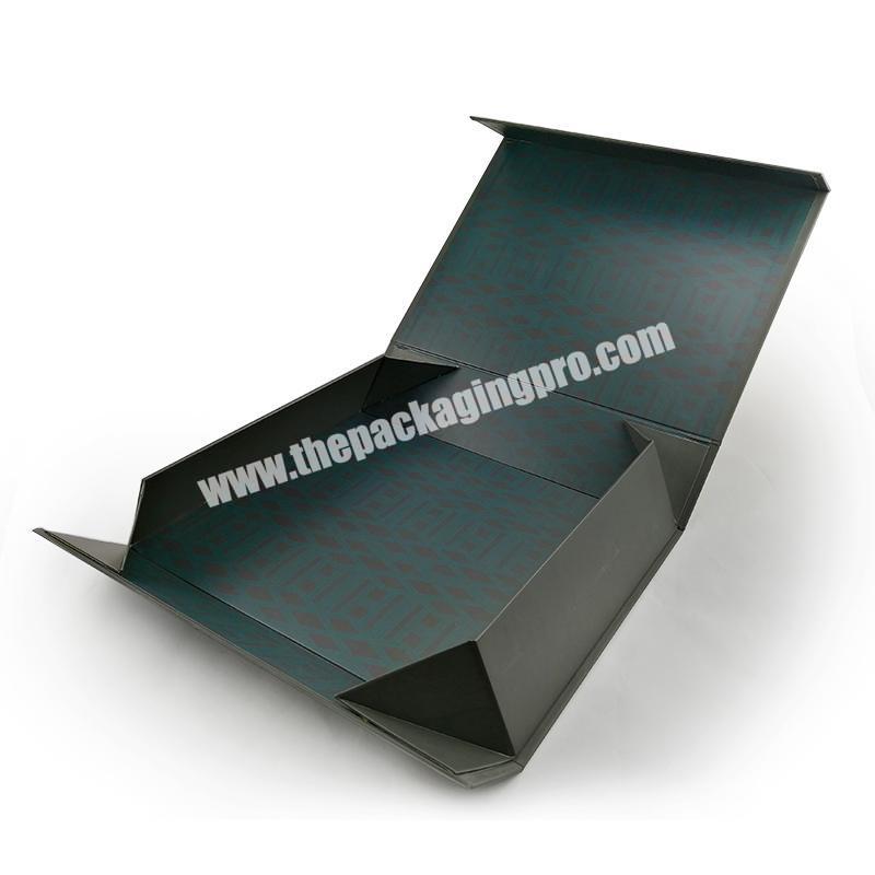 High Quality Anti-scratch Matte Black Lamination Logo UV Coated Paper Box