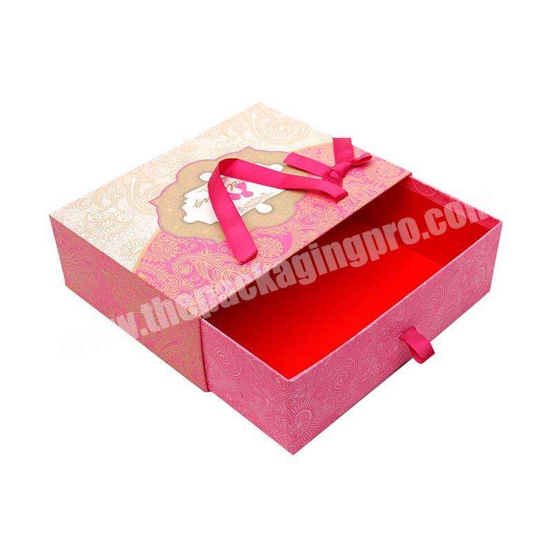 High quality best sale paper cardboard suitcase box with handle
