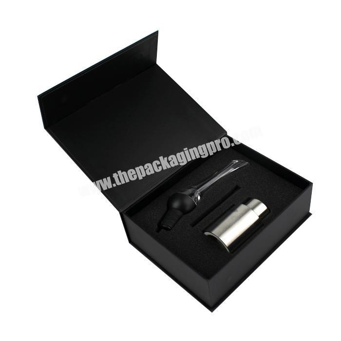 High Quality Black Gift Paper Box With Compartments For Gifts