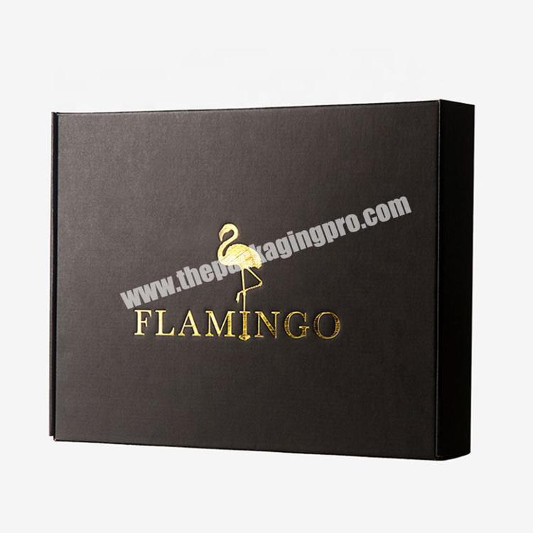 High Quality Black Mailer Box with Customized Printing Logo