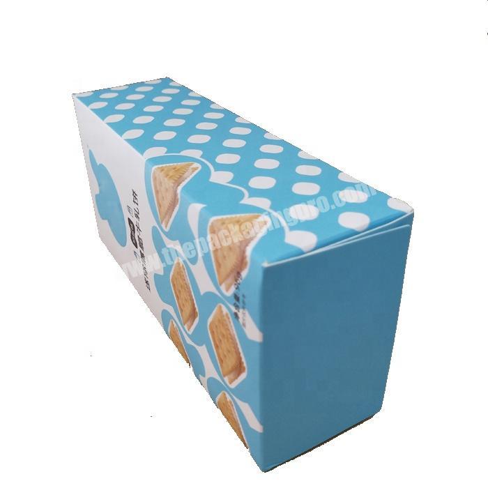 High quality cardboard biscuit paper packaging box
