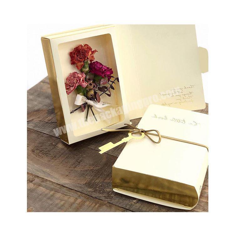 High Quality Cardboard Paper book Flower Box