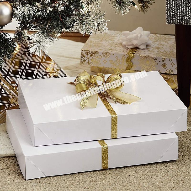 High Quality Cardboard Paper Gift Box with Ribbon