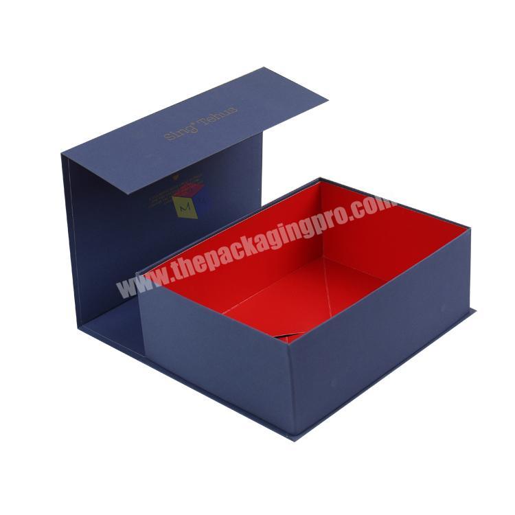 high quality clamshell folding magnetic gift box