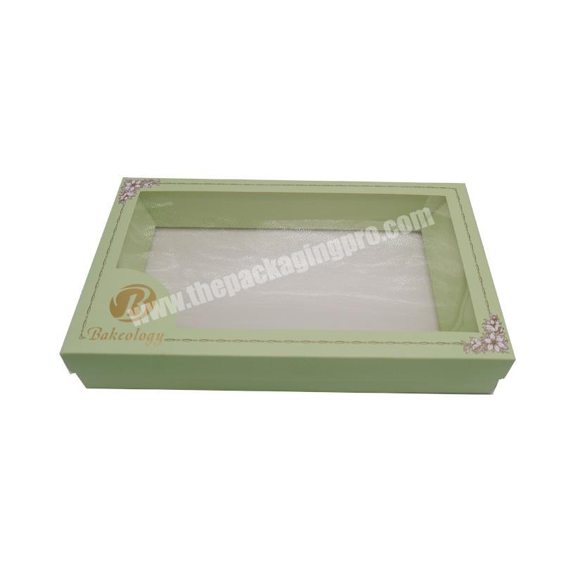 High quality clear lid packaging box for cake packaging