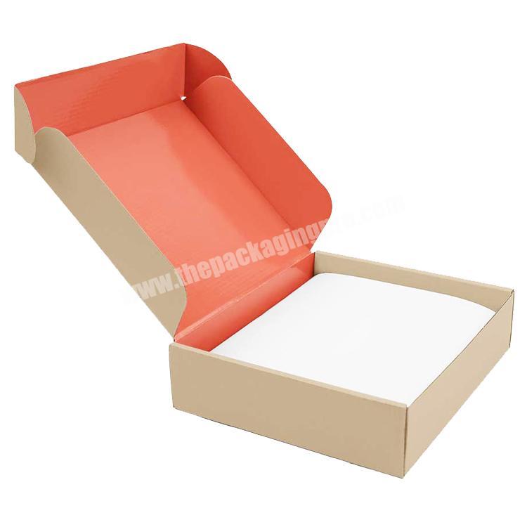 High quality color printing paper corrugated shipping mailer box with your logo