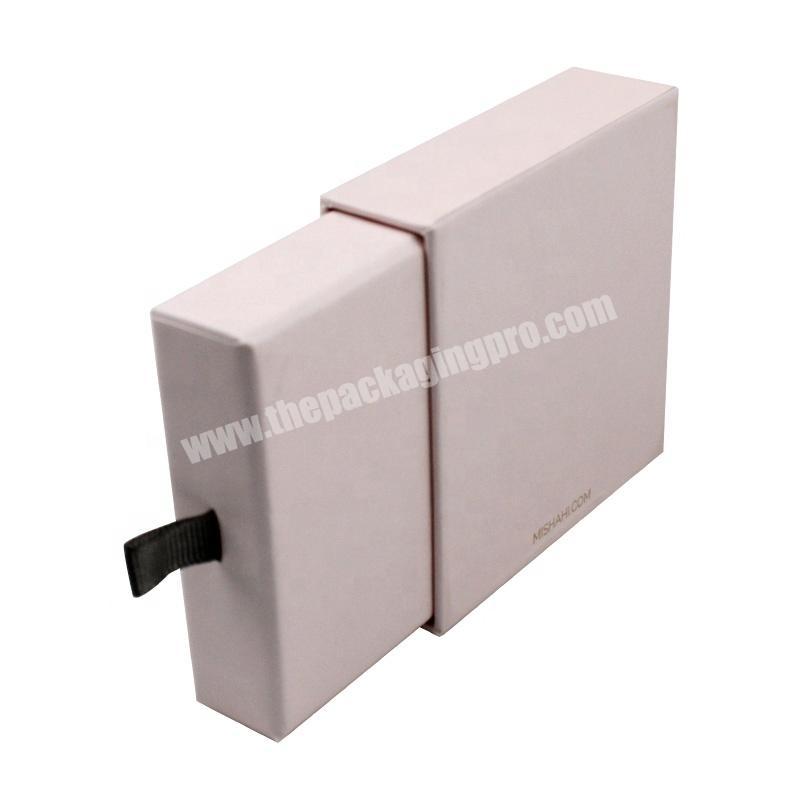 High Quality Colourful Gift Square Paper Drawer Box