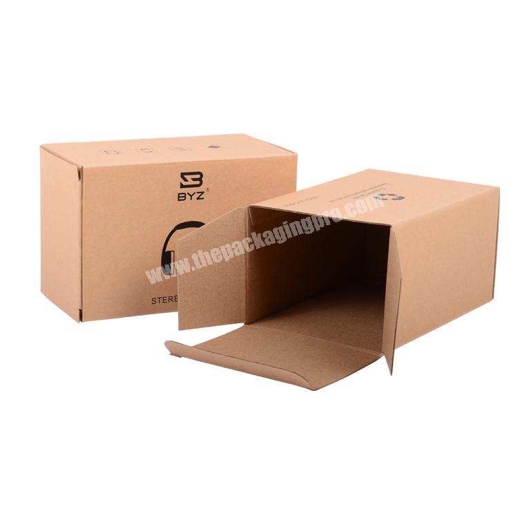 High Quality corrugated brown paper carton box boxes foldable