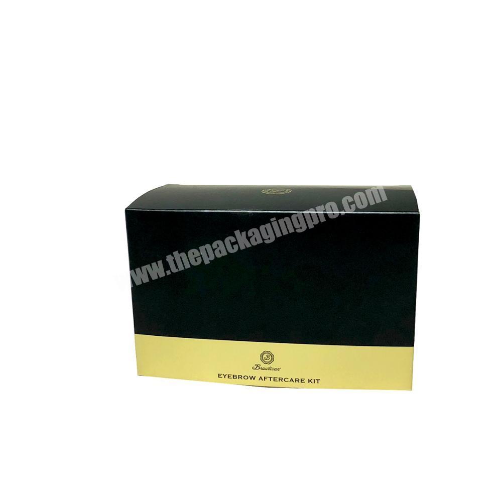 High Quality Custom Black Emballage Cartons Boxes For Cosmetic
