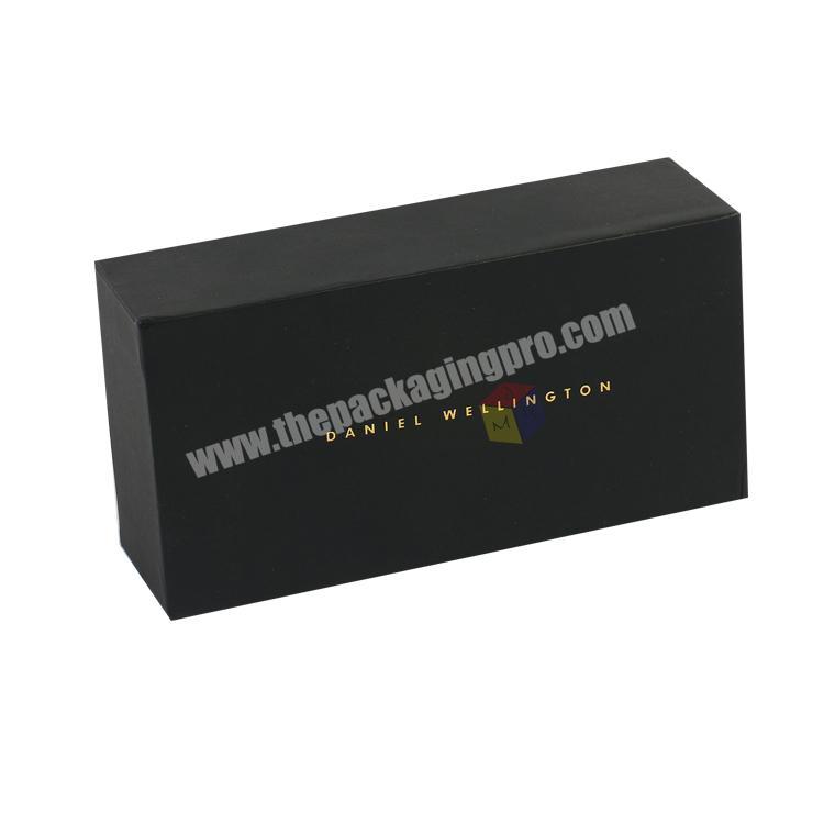 high quality custom black matte premium gift box square