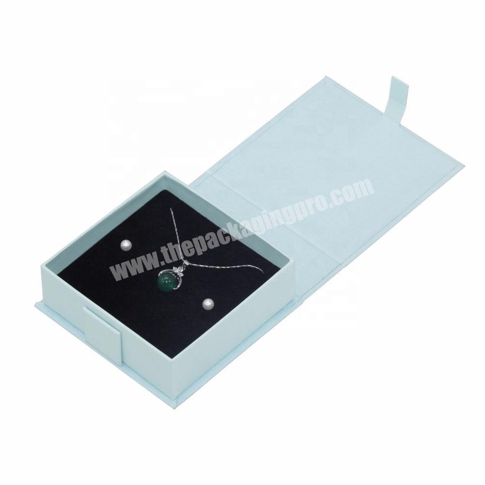 High quality custom cardboard gift box jewelry packaging box with insert