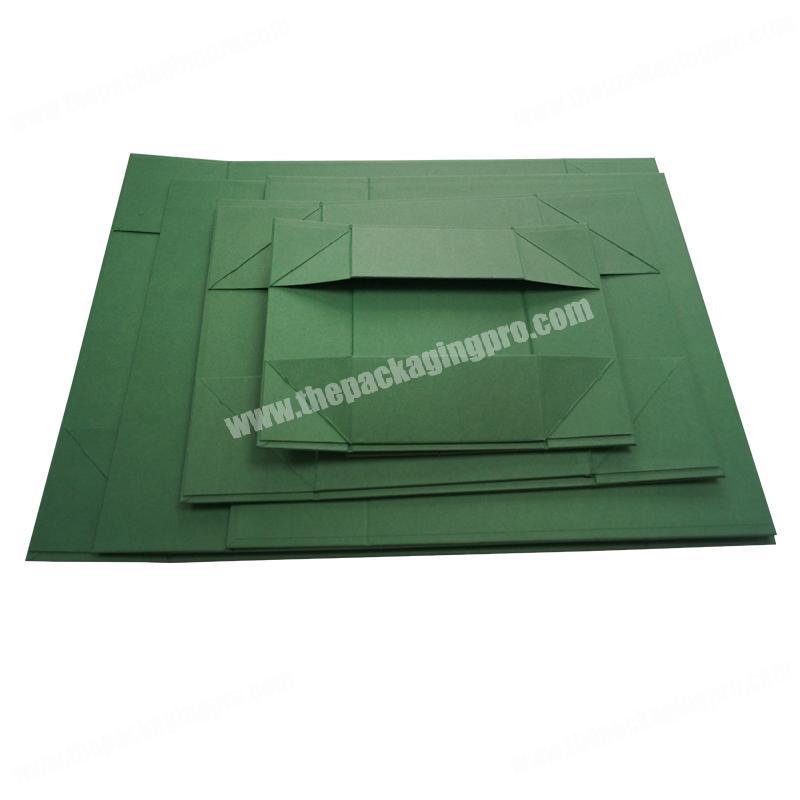High quality custom cardboard paper LOGO printing luxury foldable magnetic closure garment box packaging