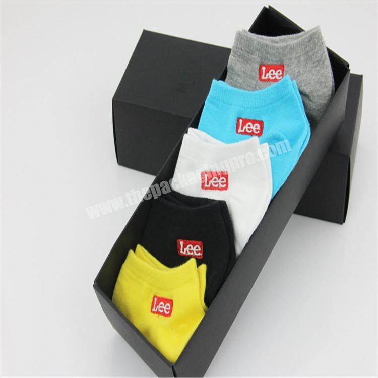 High Quality Custom Cute Mini Cardboard Packaging For Baby Socks Underwear Gift Packaging Box
