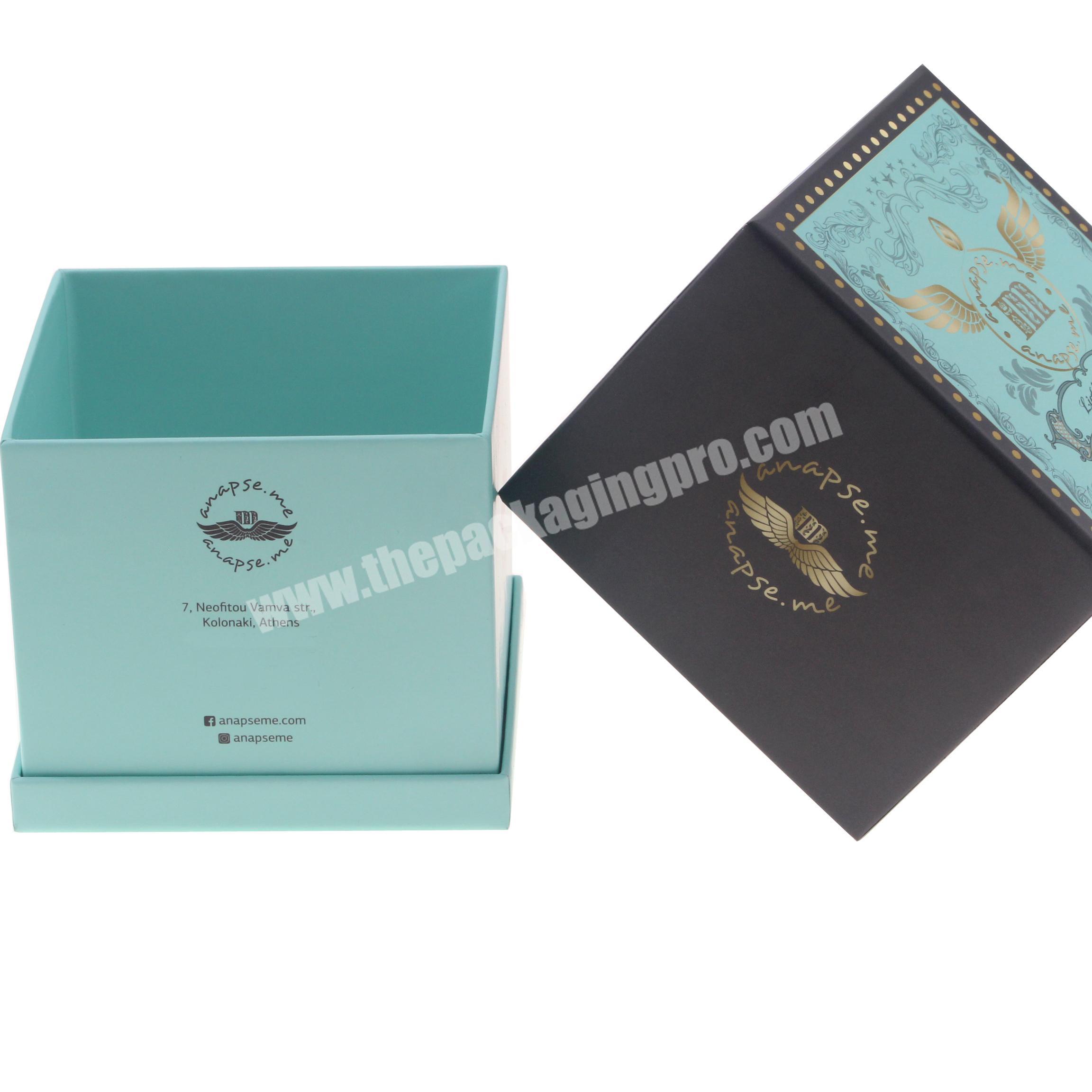 high quality Custom design luxury Jewelry skin care cream watch package box paper box with lid and base