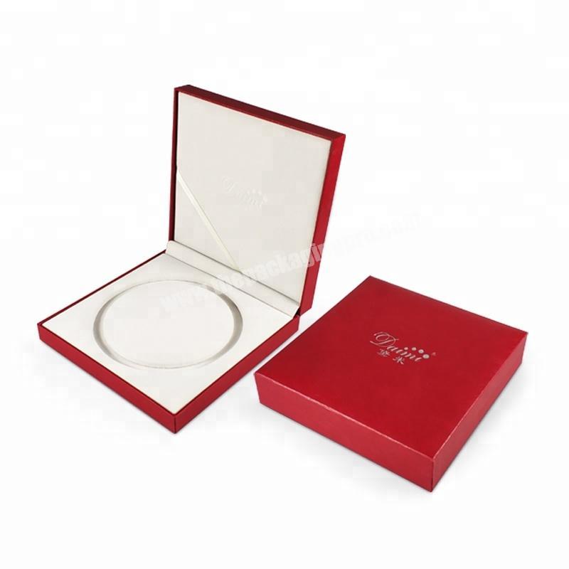 High quality custom design rigid jewellery box packaging for necklace