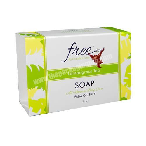 High quality Custom disposable pkraft aper soap packaging box
