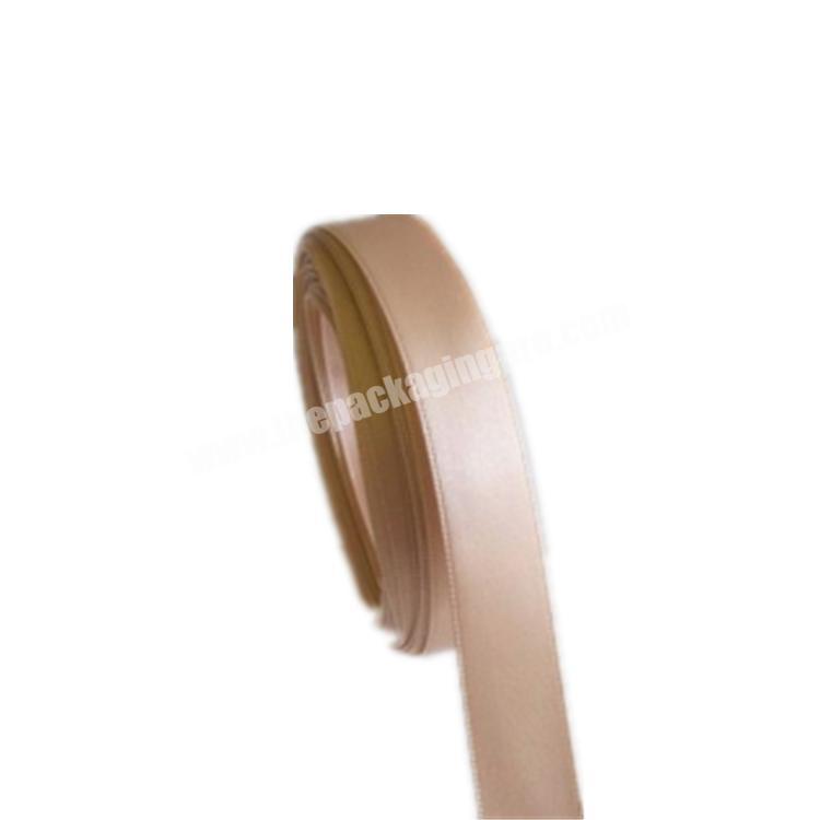 High quality custom double side satin ribbon with logo
