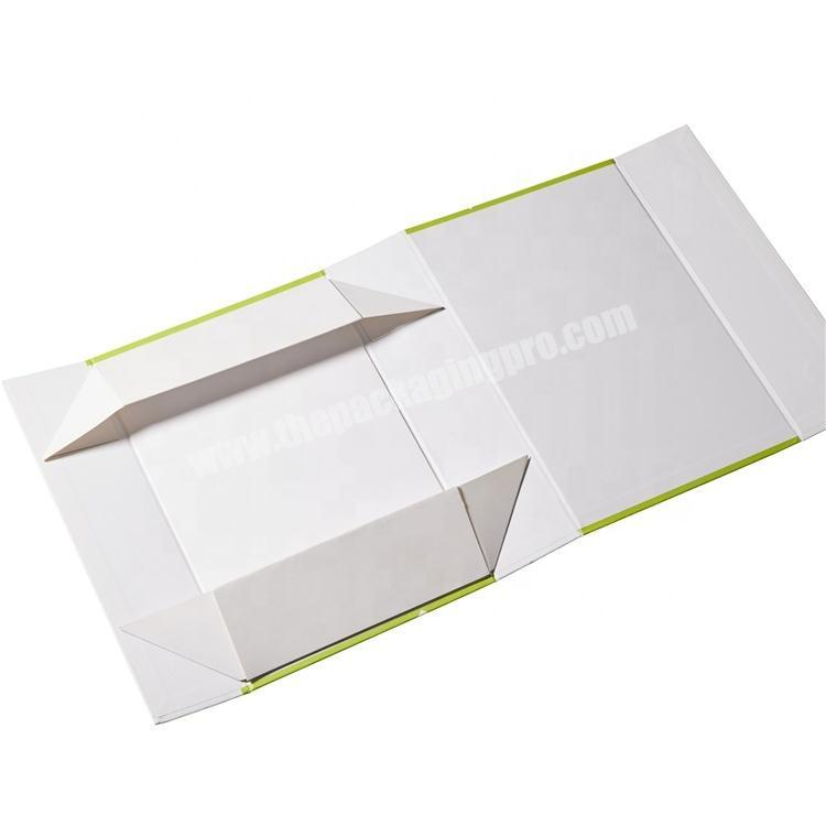 high quality custom foldable collapsible gift cardboard packaging box magnetic foldable box