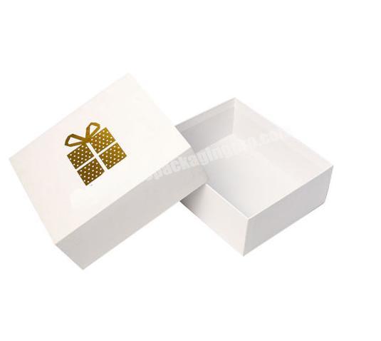 High quality Custom Gold Hot Stamping Logo For Baby Cloth Packaging Box