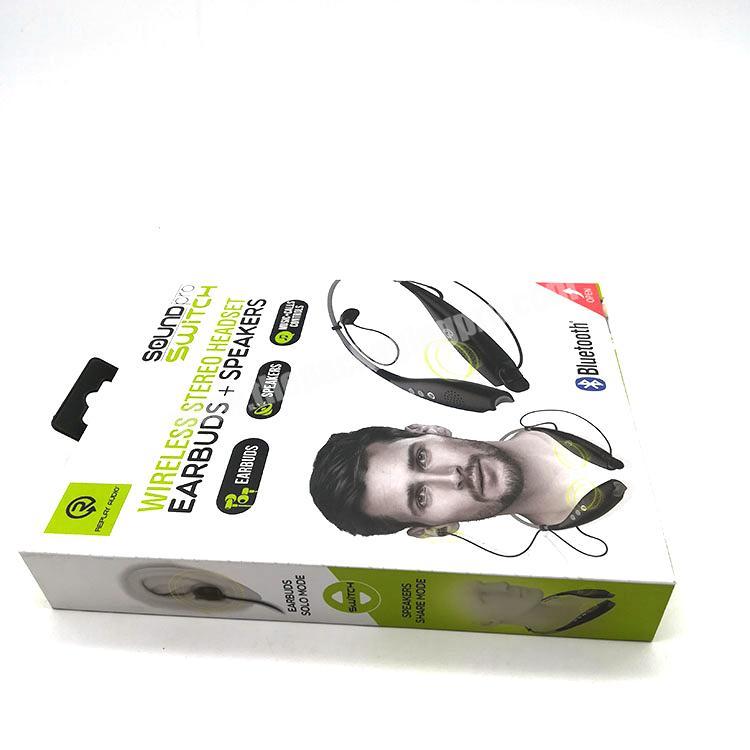 High quality custom headphone earphone packaging box