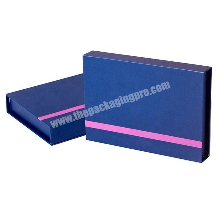 High quality custom hinged lid design nail polish gift packing box with magnetic closure
