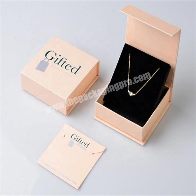 High Quality Custom Kraft Packaging Jewelry Boxes For Necklace Ring