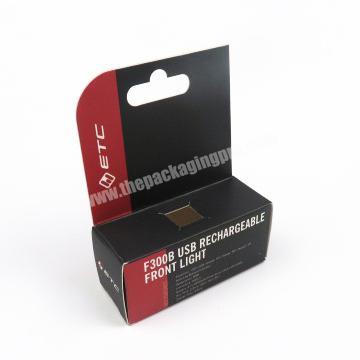 High Quality Custom Lipstick Lipgloss USB Packaging Paper Box With Hook