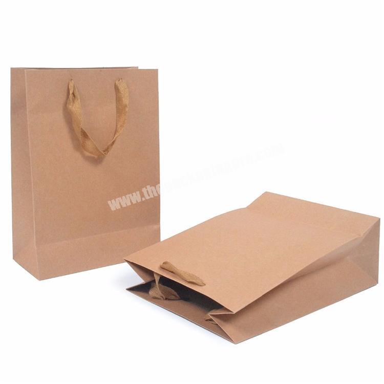 High Quality Custom Logo Bolsa De Papel Kraft Paper Bag for Store
