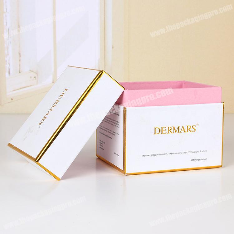 High quality custom luxury cosmetic skincare packaging paper box