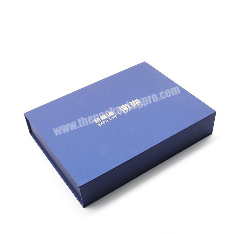 High Quality Custom Made Color Print Luxury Thick Gift Paper Box Lid And Base Box With Silver Foil Logo