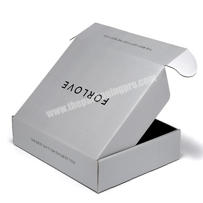High quality custom mens underwear garment white packaging box