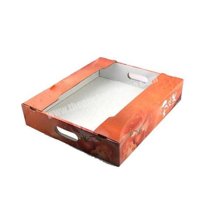 High quality custom printed corrugated shipping paper box for fruits