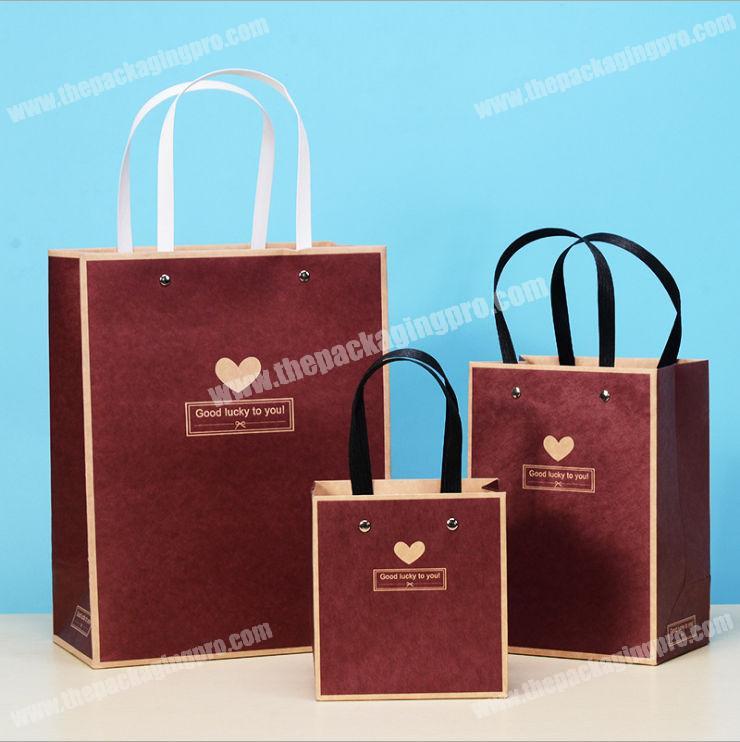 high quality custom printed paper bags with handle