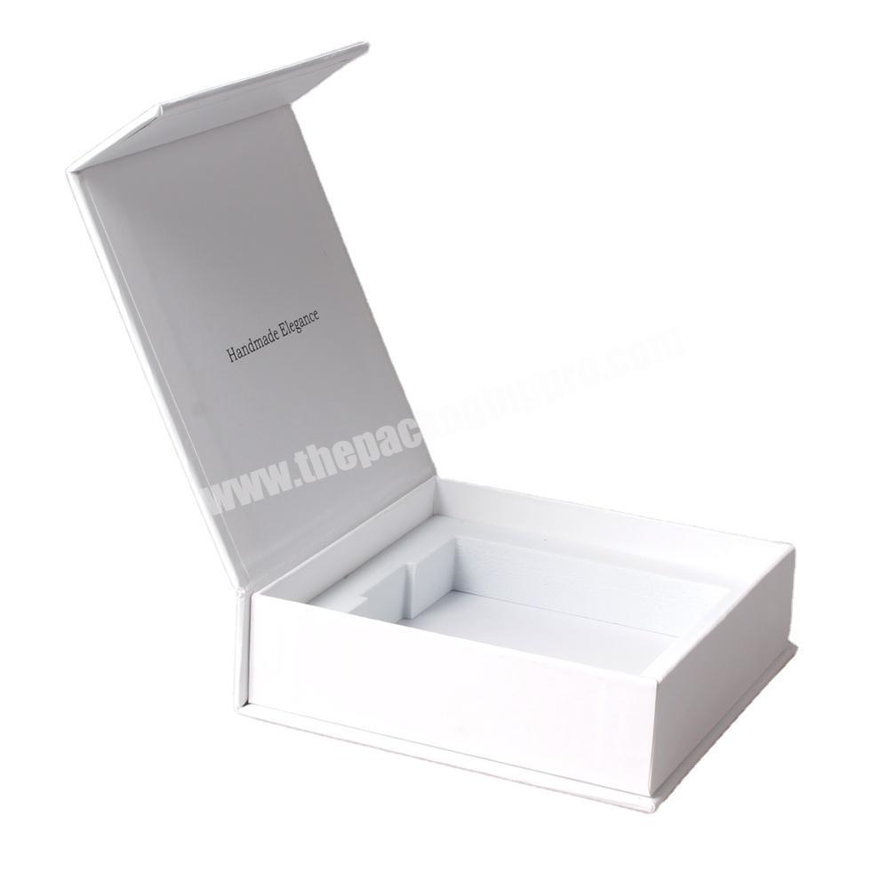 high quality custom white magnetic gift box hoodies paper box