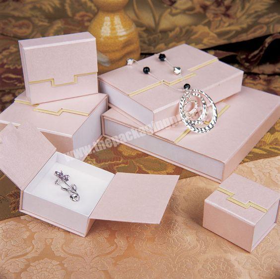 Jewelry Boxes Bag Packaging Customized Logo Brand Bag Necklace Earring  Bracelet Box Marbling Kraft Paper Gift Box Wholesale - Jewelry Packaging &  Display - AliExpress