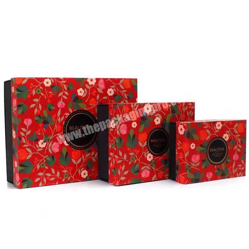 High quality customize design logo gift boxes with presentation display packing box