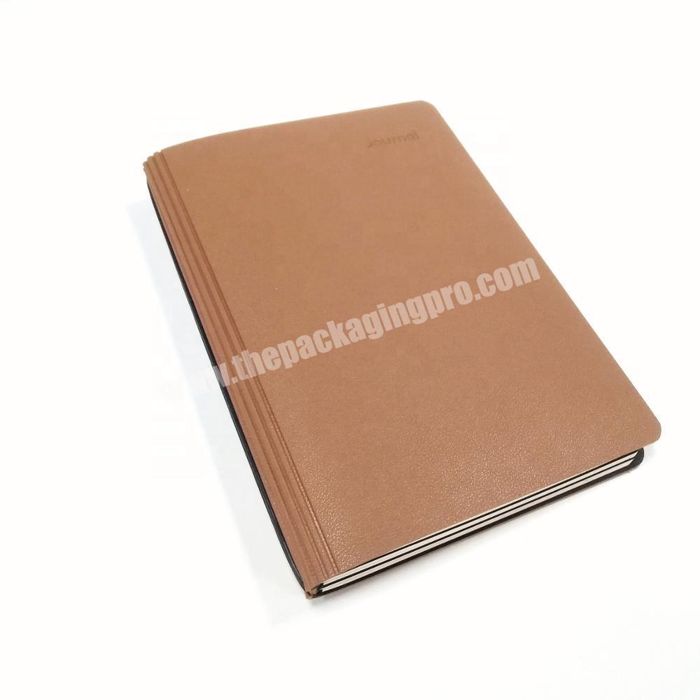 High quality customized diary office supply agenda leather cover notebook