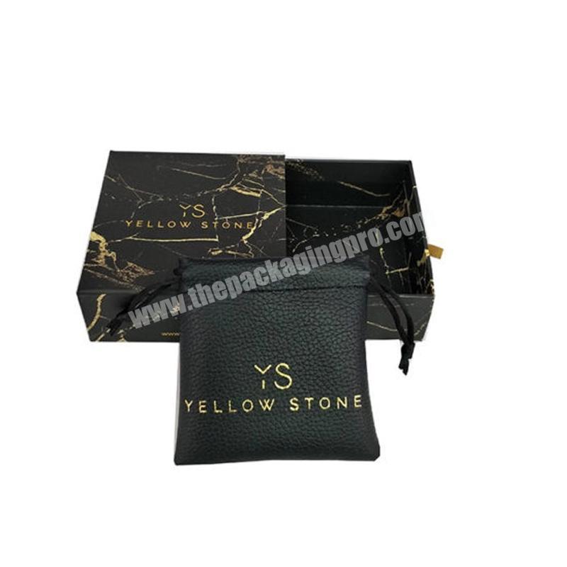 High Quality Customized Logo Top Grade Drawer Paper Gift Boxes with Marble