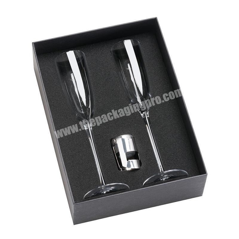 High Quality Customized Logo Whisky glasses packaging box
