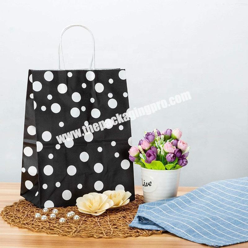 High Quality Embossing And Logo Gold Foil Custom Printed Custom Colors Paper Gift Bag