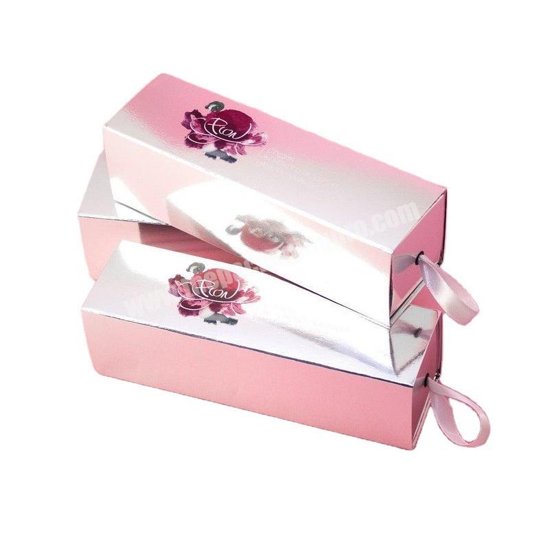 High Quality Essential Oil Packaging Box Silver Paper Box