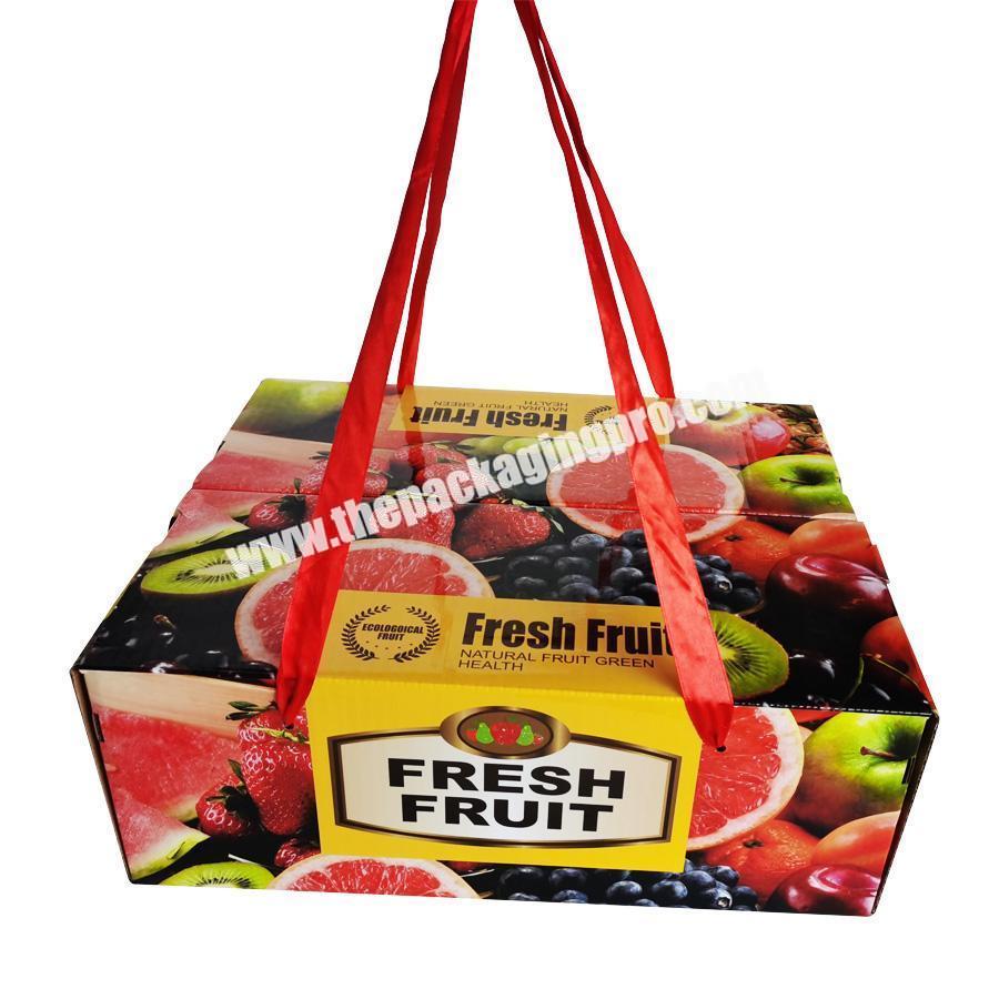 High quality factory direct gift box set fruit and apple packaging