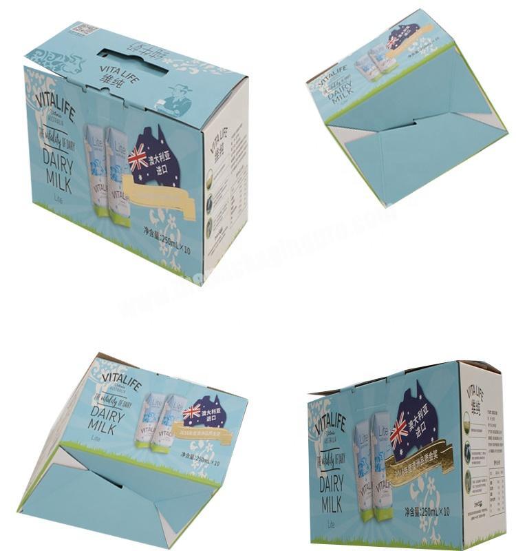 High-quality Factory made paper milk carton box packaging with a competitive price