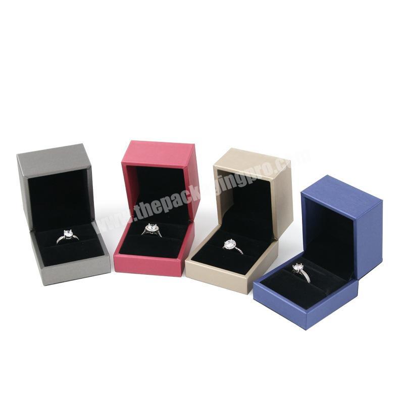 High-quality fashion packaging box for the paper packaging of ring jewelry