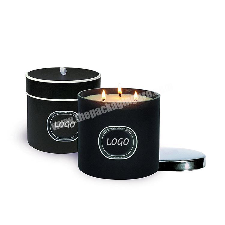 High quality favor cylinder shaped round candle packaging boxes