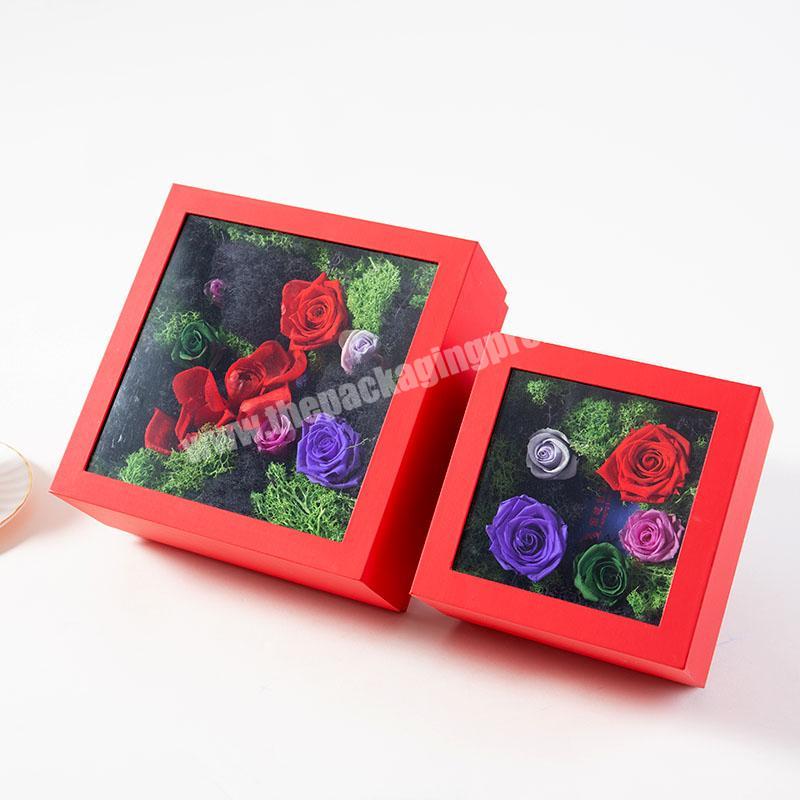 High Quality Flower boxes of different shapes elegant  Flower decoration Cardboard packaging Box