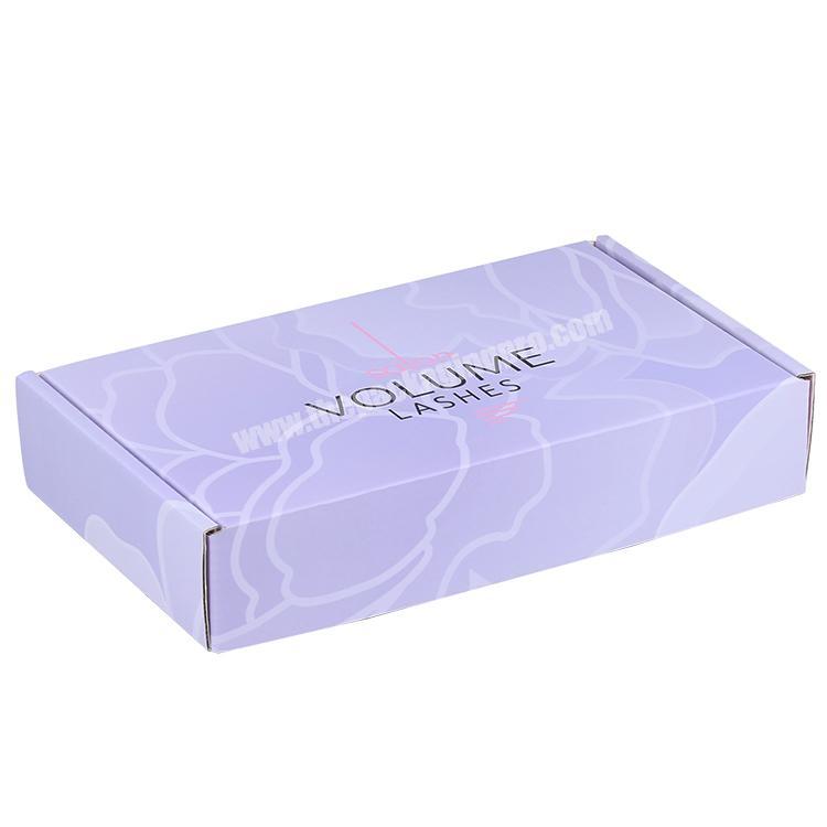 High quality free design custom gift packaging kraft corrugated paper shipping box with no tape for blanket packing