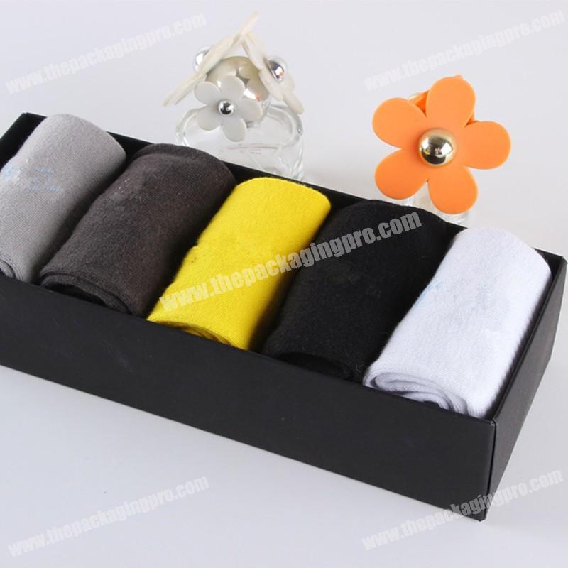 High Quality Gift Packaging Socks Luxury Strengthen Paper Sock Box Service Exquisite Gift Boxes
